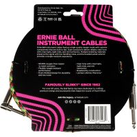 Ernie Ball Câbles instrument gaine tissée jack/jack coudé 3m Good Vibration - Vue 2
